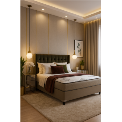 CAMA CASAL UNIBOX MEGA POCKET 138X188X50